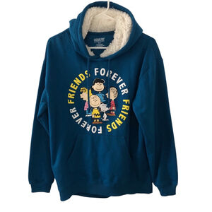 PEANUTS Friends Forever Hoodie Juniors Size Medium (7-9).
